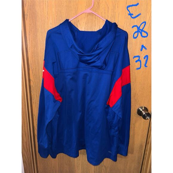 Nike NFL Buffalo Bills Dri-Fit blue red hoodie sweatshirt (size XXL) - Picture 2 of 3